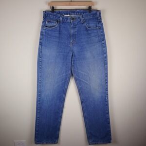 Carhartt Traditional Fit Tapered Leg Jeans Size 36x34 Waist 36" Inseam 33"